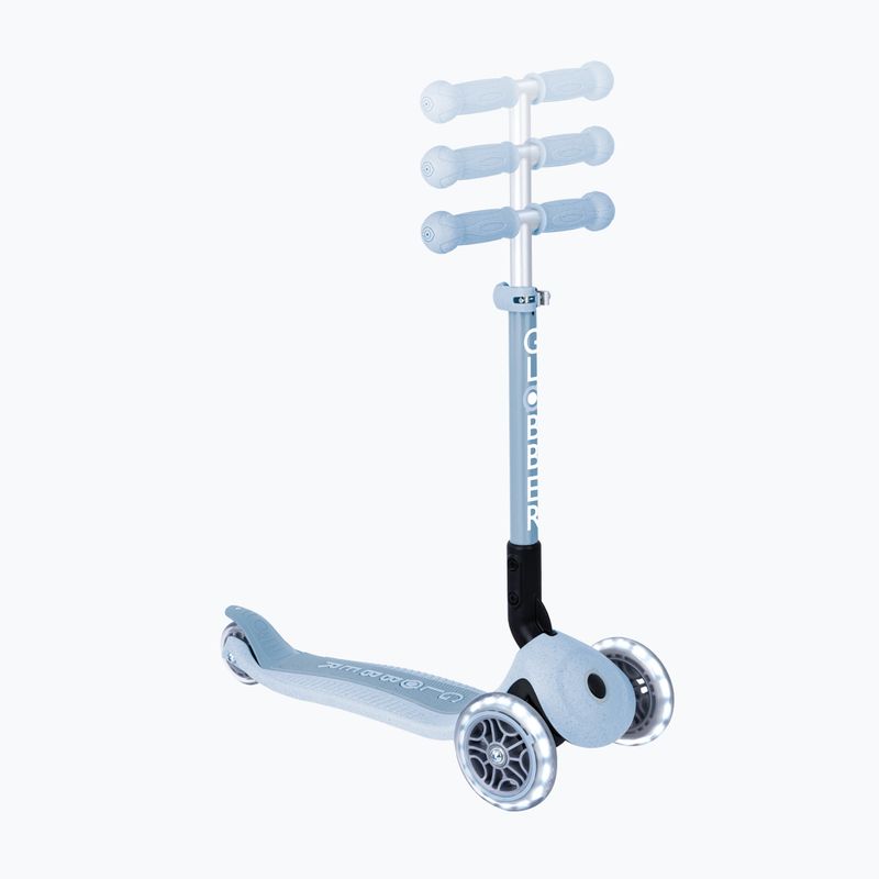 Globber Junior Foldable Lights Eco Heidelbeere Kinder Dreirad-Roller 6