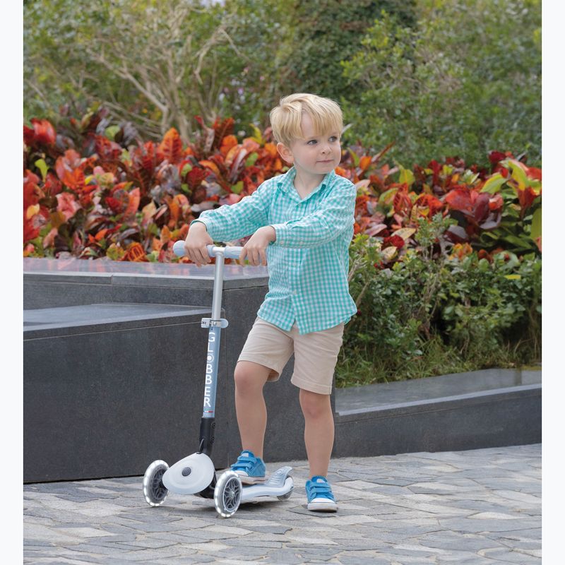 Globber Junior Foldable Lights Eco Heidelbeere Kinder Dreirad-Roller 9
