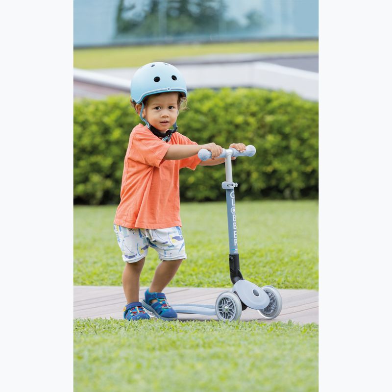 Globber Junior Foldable Lights Eco Heidelbeere Kinder Dreirad-Roller 10