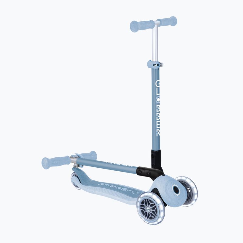 Kinderdreirad-Tretroller Globber Junior Primo Foldable Lights Eco blueberry 6