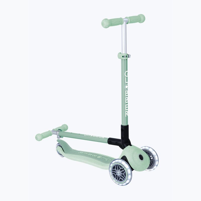 Kinderdreirad-Tretroller Globber Junior Primo Foldable Lights Eco pistachio 9