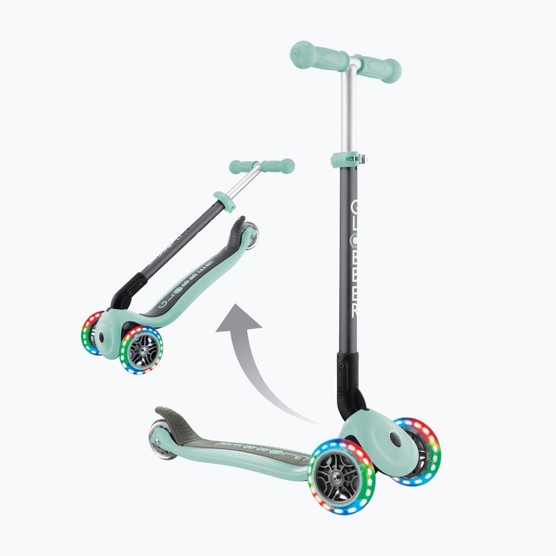 Globber Primo Foldable Lights mint Kinder-Dreirad-Roller 6