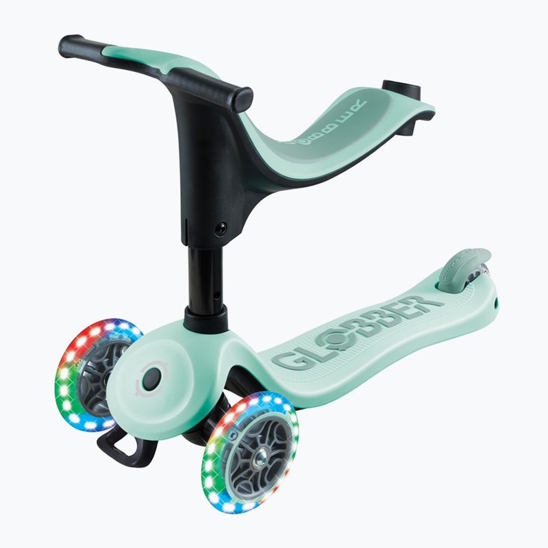 Globber Go.Up Sporty Lights mint Kinder-Dreirad-Roller 6