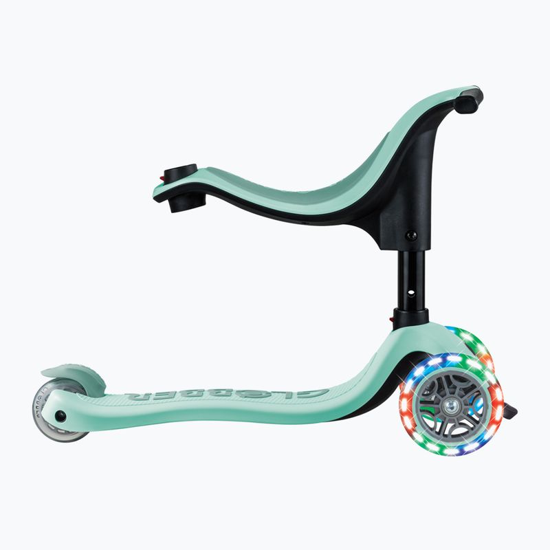 Globber Go.Up Sporty Lights mint Kinder-Dreirad-Roller 7