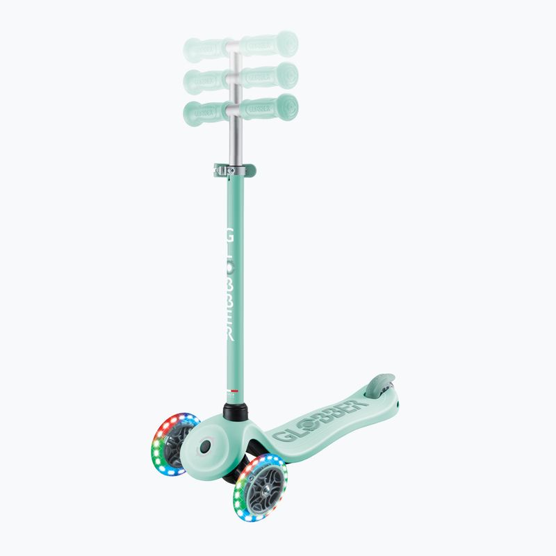 Globber Go.Up Sporty Lights mint Kinder-Dreirad-Roller 12
