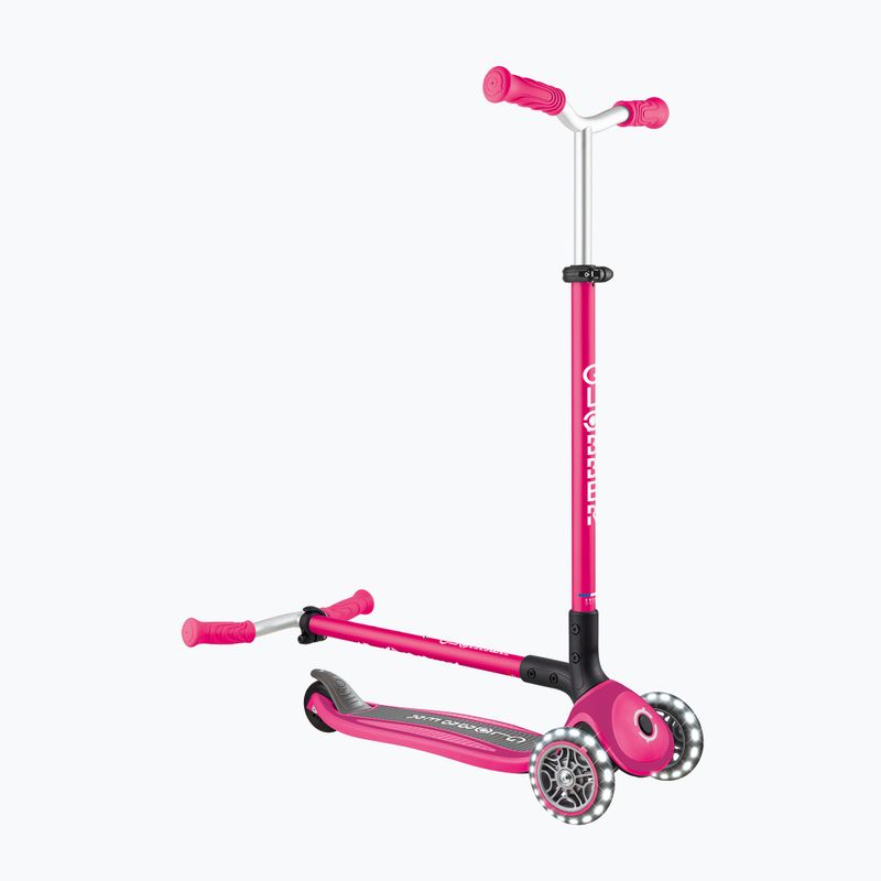 Kinderdreirad-Tretroller Globber Master Lights fuchsia 10