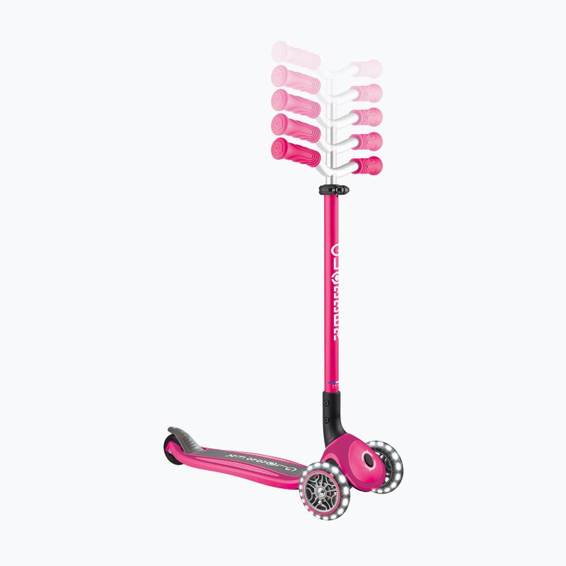 Kinderdreirad-Tretroller Globber Master Lights fuchsia 12