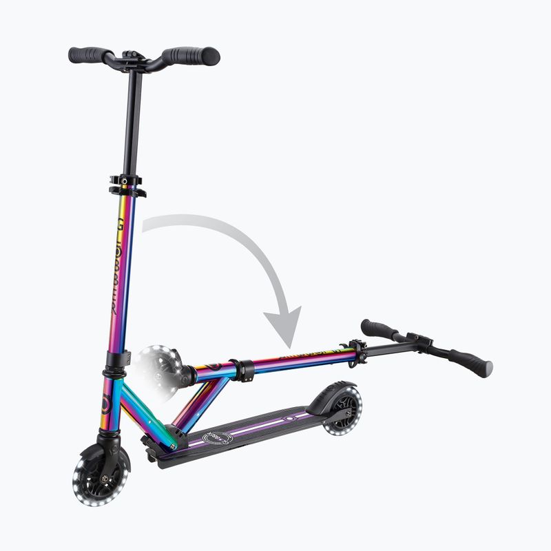 Globber Flow Element Lights neo chrom Kinderroller 6