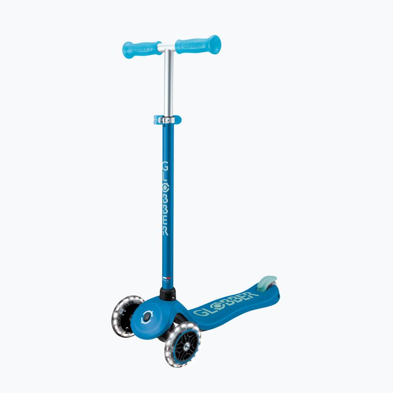 Kinderdreirad-Tretroller Globber Primo Plus Glow Lights petrol blue 3
