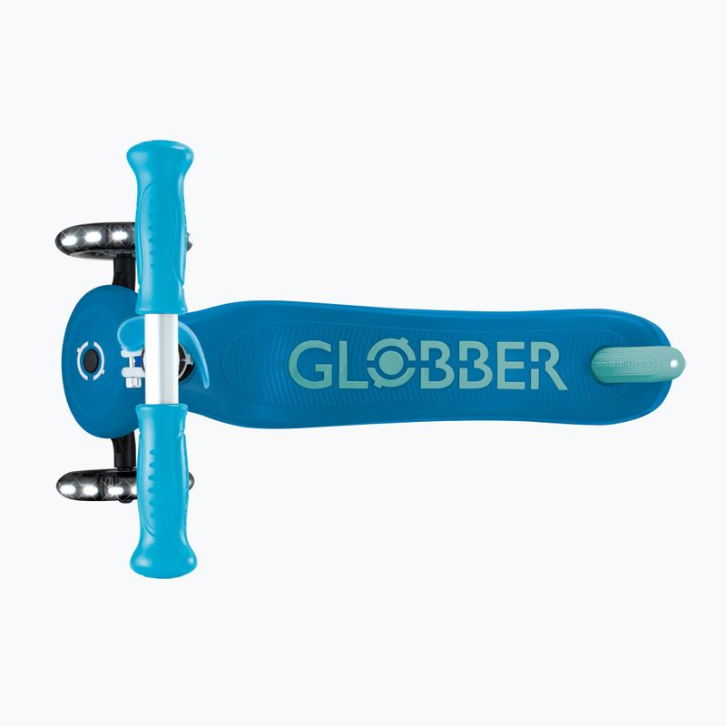 Kinderdreirad-Tretroller Globber Primo Plus Glow Lights petrol blue 6