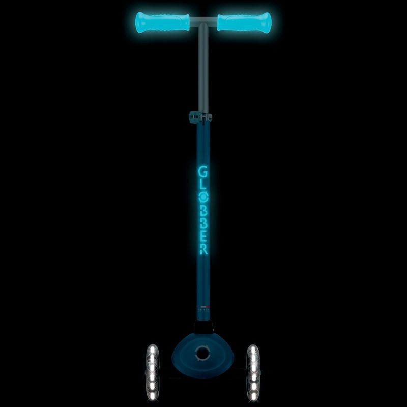 Kinderdreirad-Tretroller Globber Primo Plus Glow Lights petrol blue 11