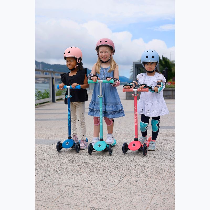 Kinderdreirad-Tretroller Globber Primo Plus Glow Lights petrol blue 14