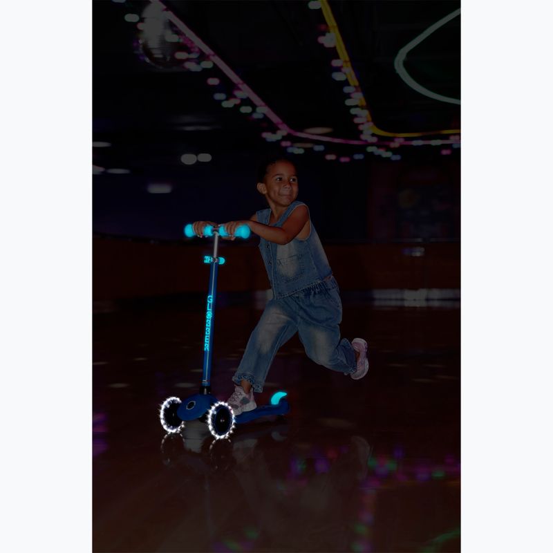 Kinderdreirad-Tretroller Globber Primo Plus Glow Lights petrol blue 17