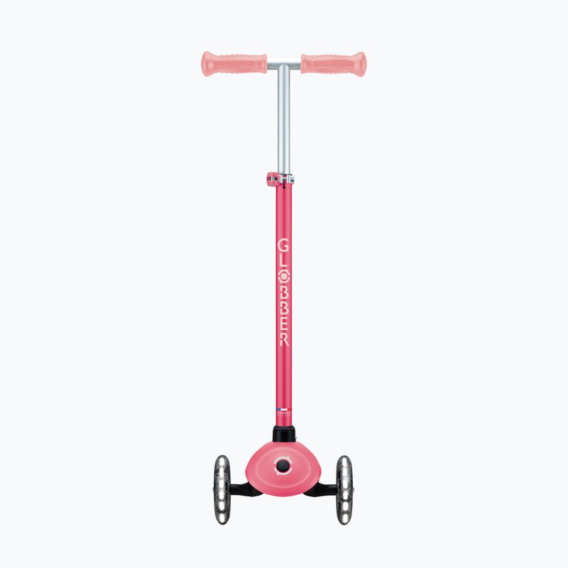 Kinderdreirad-Tretroller Globber Primo Plus Glow Lights coral pink 3
