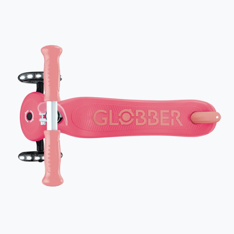 Kinderdreirad-Tretroller Globber Primo Plus Glow Lights coral pink 8