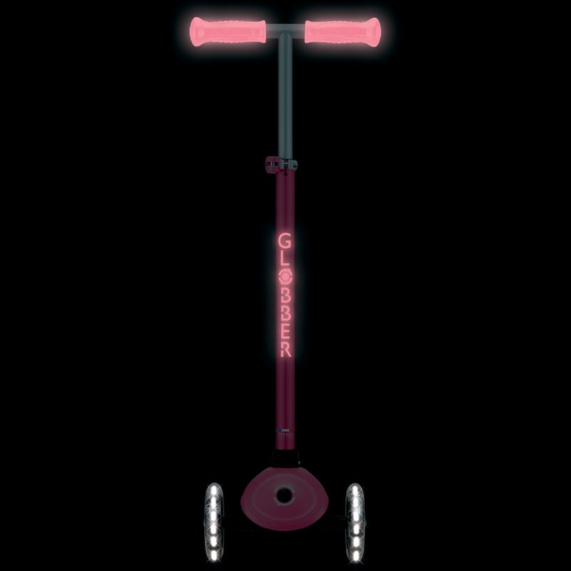 Kinderdreirad-Tretroller Globber Primo Plus Glow Lights coral pink 10