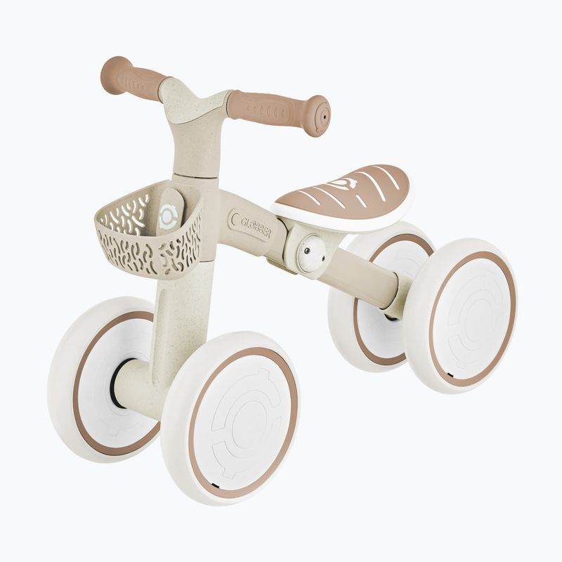 Laufrad mit vier Rädern Globber Learning Bike Ecologic coconut 2