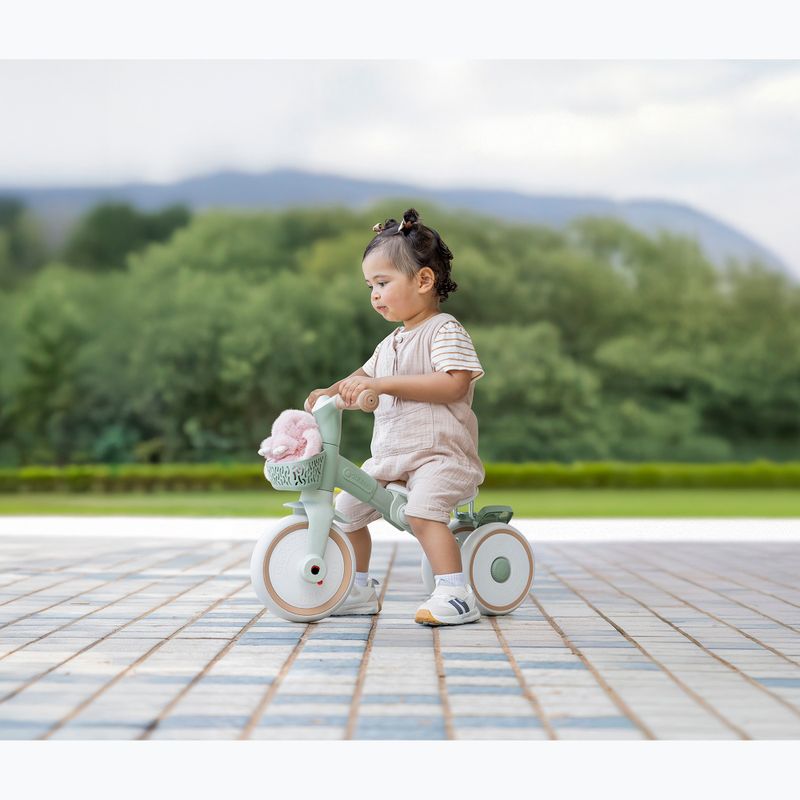 Dreirädriges Laufrad Globber Learning Trike 2w1 Plus Ecologic pistachio 14