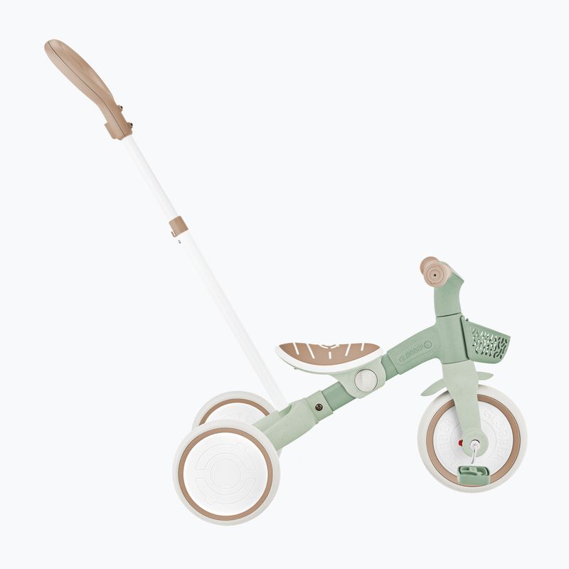 Dreirad-Laufrad mit Schiebestange Globber Learning Trike 2w1 Plus Ecologic pistachio 4