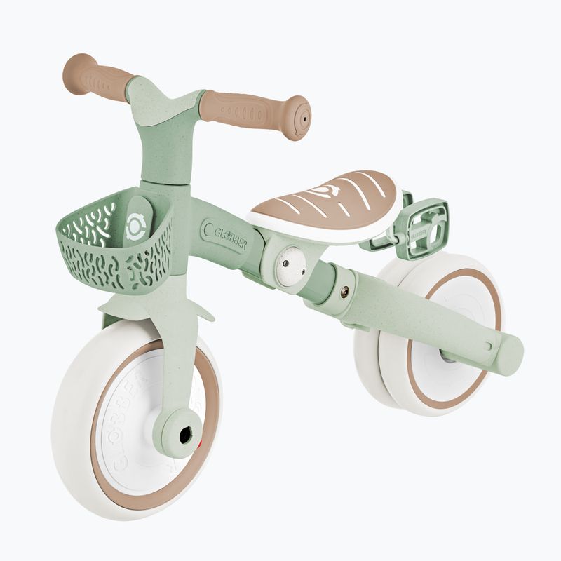 Dreirad-Laufrad mit Schiebestange Globber Learning Trike 2w1 Plus Ecologic pistachio 5