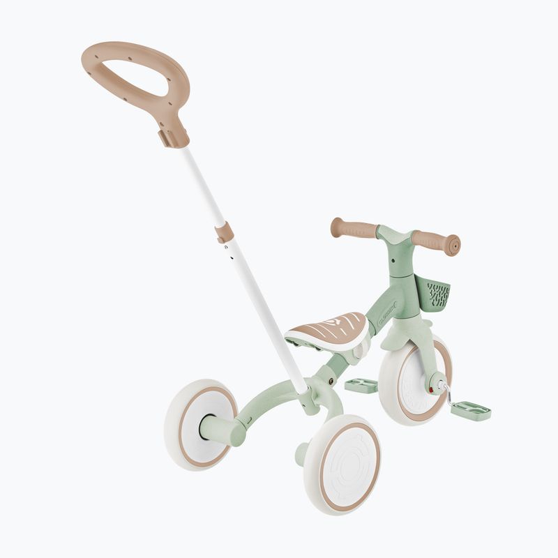 Dreirad-Laufrad mit Schiebestange Globber Learning Trike 2w1 Plus Ecologic pistachio 13
