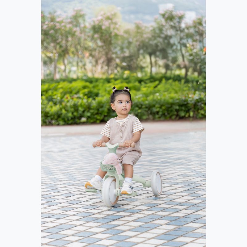 Dreirad-Laufrad mit Schiebestange Globber Learning Trike 2w1 Plus Ecologic pistachio 16