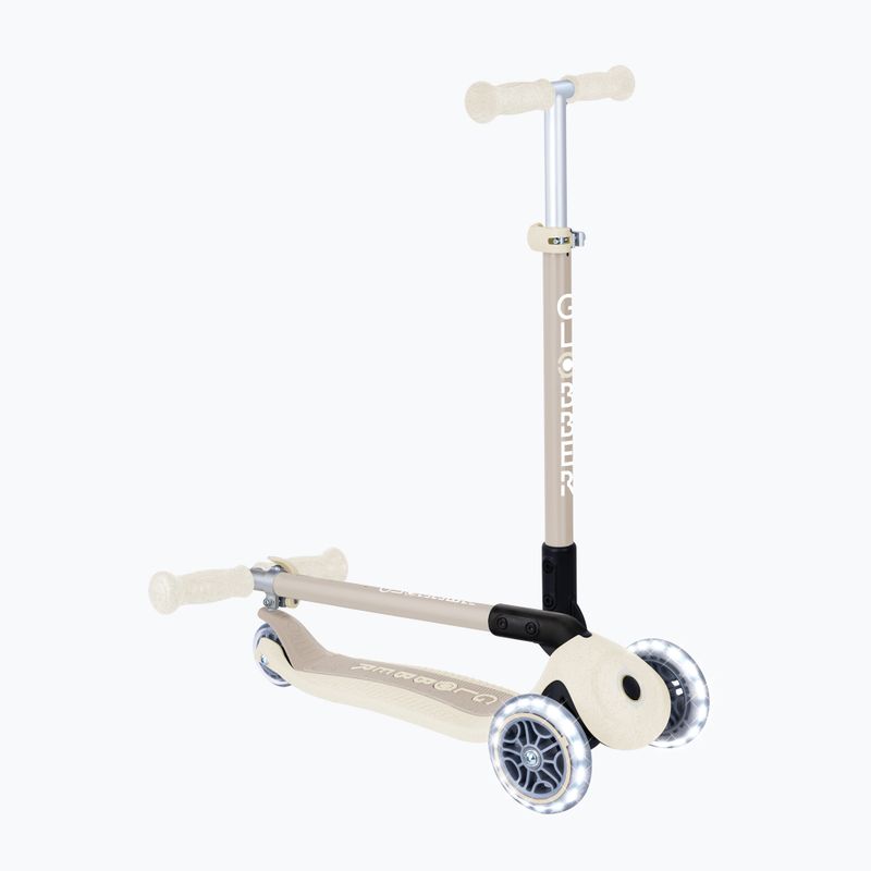 Kinderdreirad-Tretroller Globber Junior Primo Foldable Lights Eco coconut 6