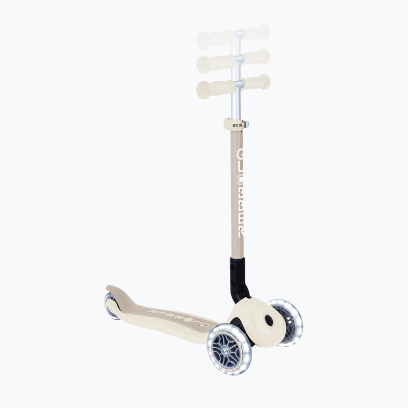 Kinderdreirad-Tretroller Globber Junior Primo Foldable Lights Eco coconut 10
