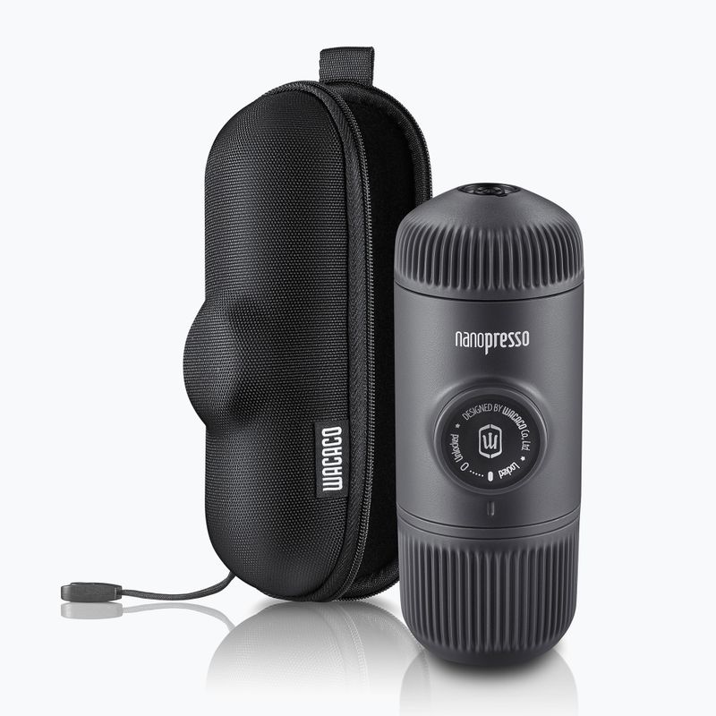Wacaco Nanopresso tragbare Kaffeemaschine 80 ml + Koffer schwarz