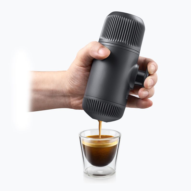 Wacaco Nanopresso tragbare Kaffeemaschine 80 ml + Koffer schwarz 5