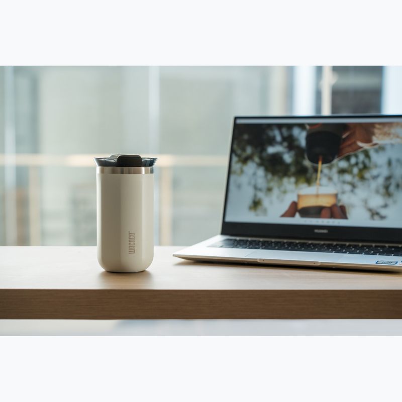 Thermobecher WACACO Octaroma Lungo 300 ml ceramic white 3