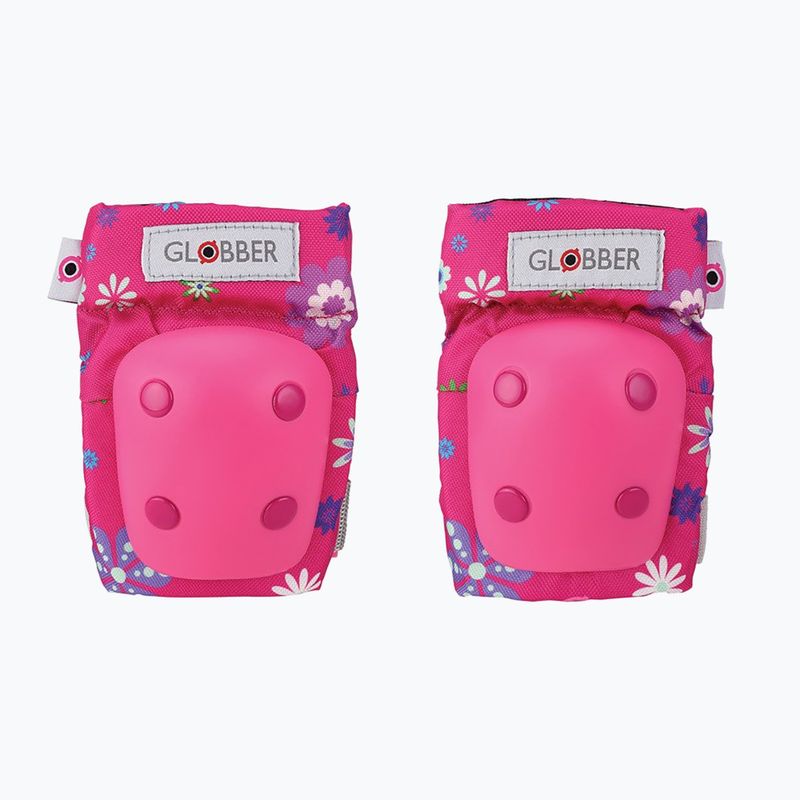 Globber Toddler tief rosa/Blumen Babyschützer-Set 4