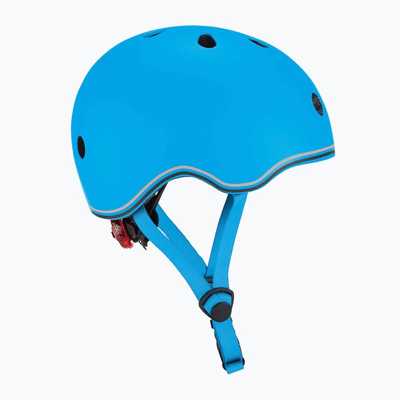 Kinderhelm Globber Go.Up Lights sky blue 2