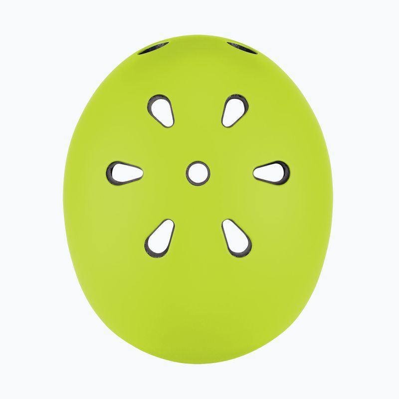 Kinderhelm Globber Go.Up Lights lime green 5