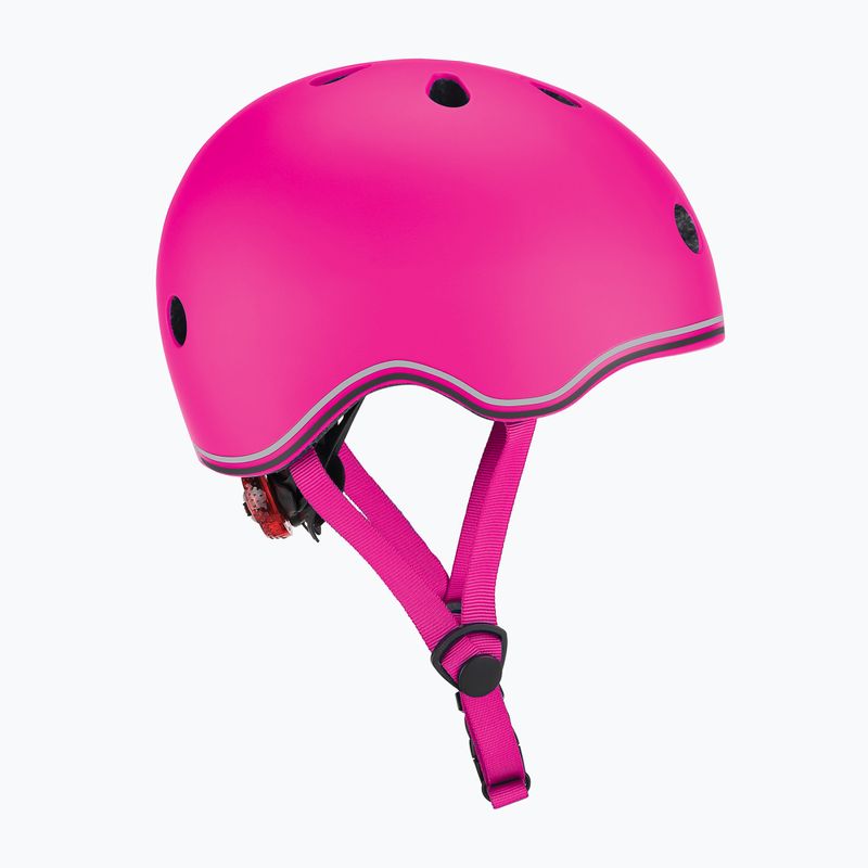 Kinderhelm Globber Go.Up Lights deep pink 2