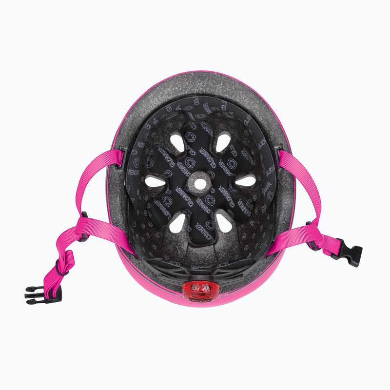 Kinderhelm Globber Go.Up Lights deep pink 5