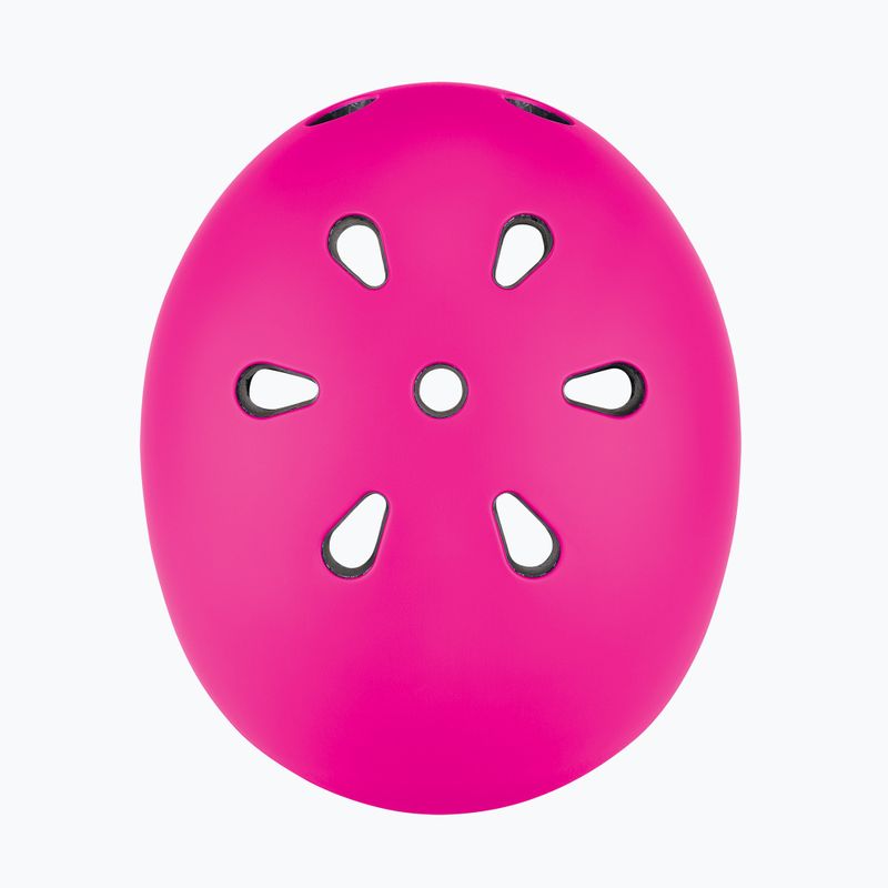 Kinderhelm Globber Go.Up Lights deep pink 6