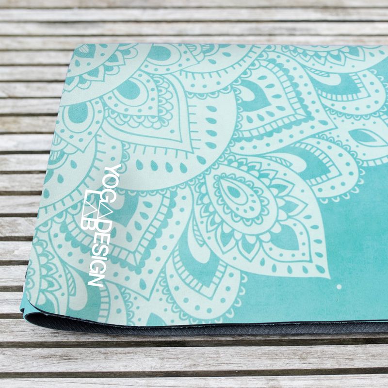 Yoga Design Lab Combo Yoga Reisematte 1 5 mm blau Mandala Türkis 12