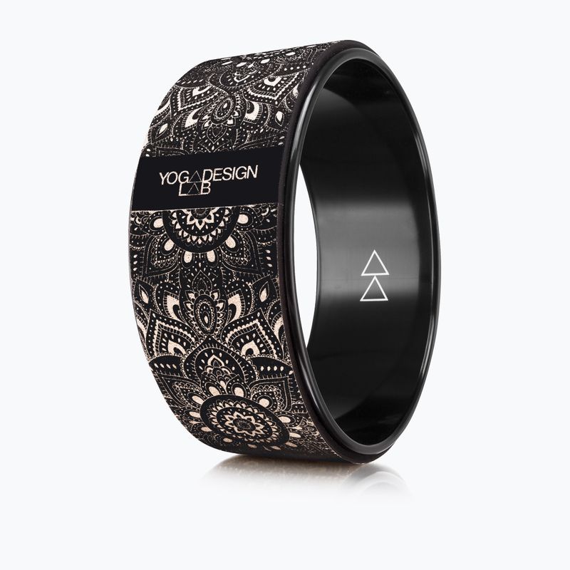 Yoga Design Lab Wheel Schwarz WH-Kork-Mandala Schwarz