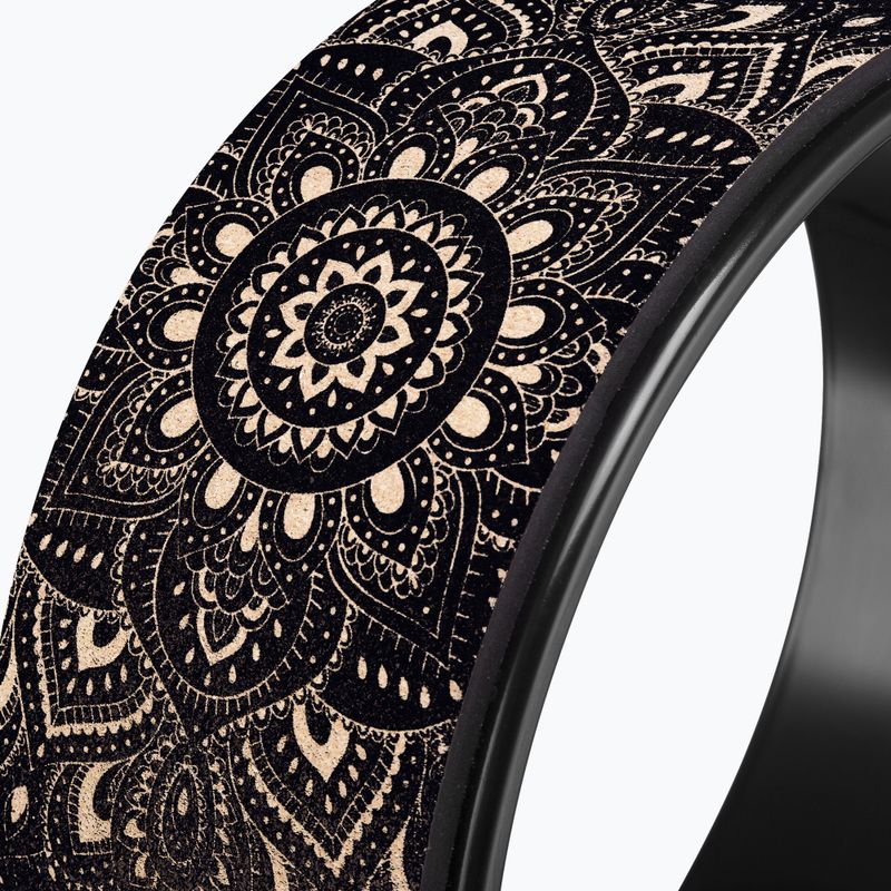 Yoga Design Lab Wheel Schwarz WH-Kork-Mandala Schwarz 4