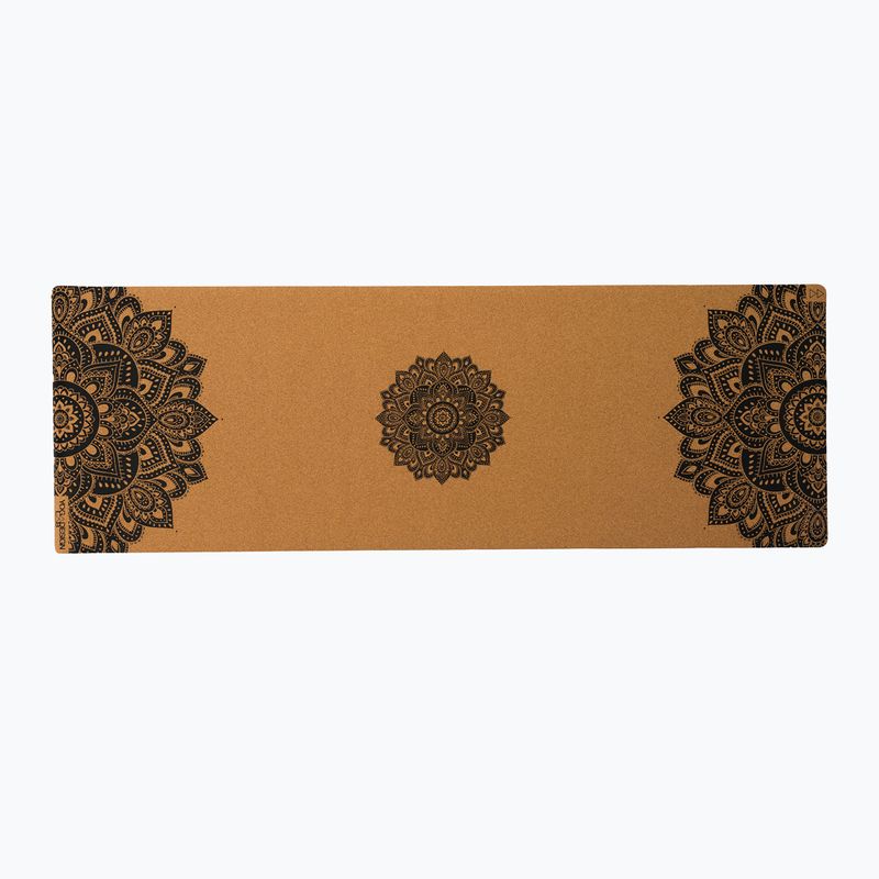 Yoga Design Lab Kork 5 5 mm braun Mandala Schwarz Yogamatte 2