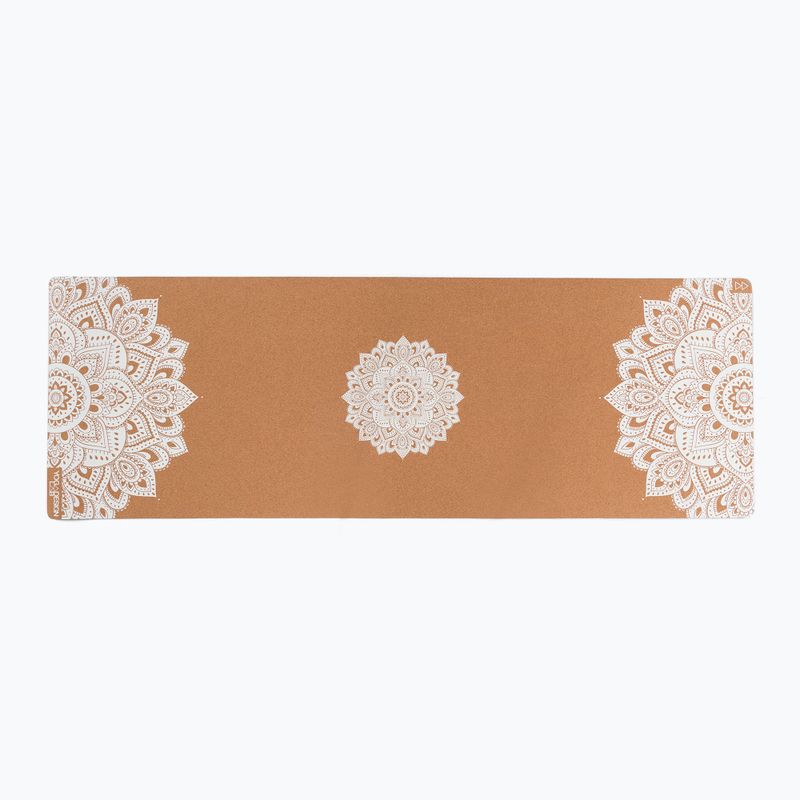 Yoga Design Lab Kork 5 5 mm braun Mandala Weiß Yogamatte 2