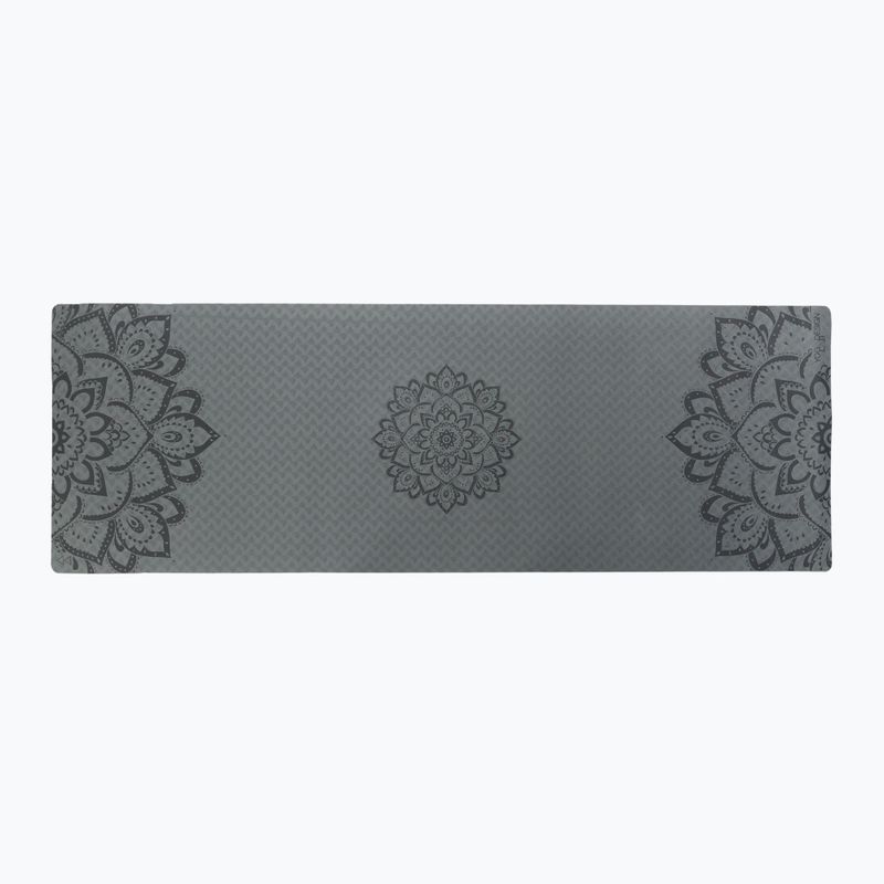 Yoga Design Lab Flow Pure 6 mm grün Mandala Holzkohle Yogamatte 2