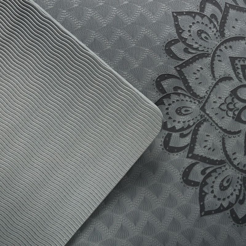 Yoga Design Lab Flow Pure 6 mm grün Mandala Holzkohle Yogamatte 4