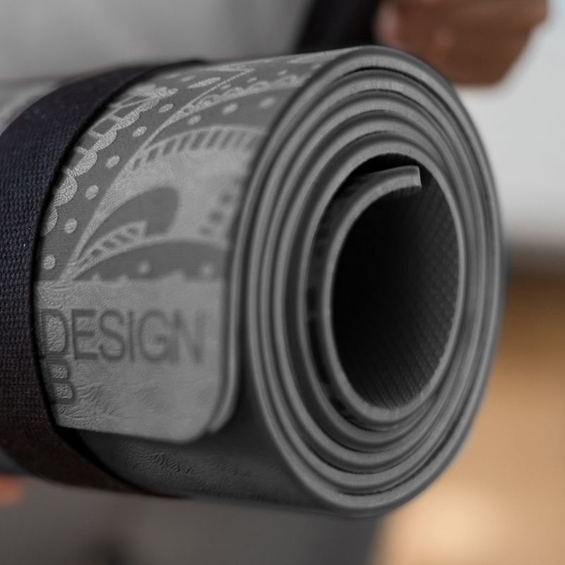 Yoga Design Lab Flow Pure 6 mm grün Mandala Holzkohle Yogamatte 9