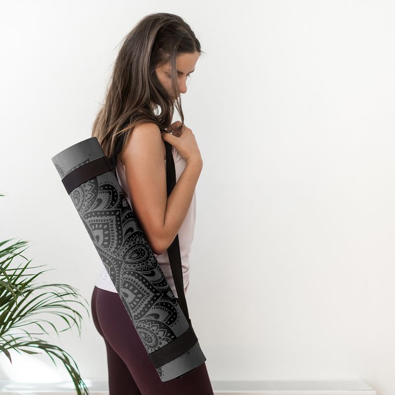 Yoga Design Lab Flow Pure 6 mm grün Mandala Holzkohle Yogamatte 10