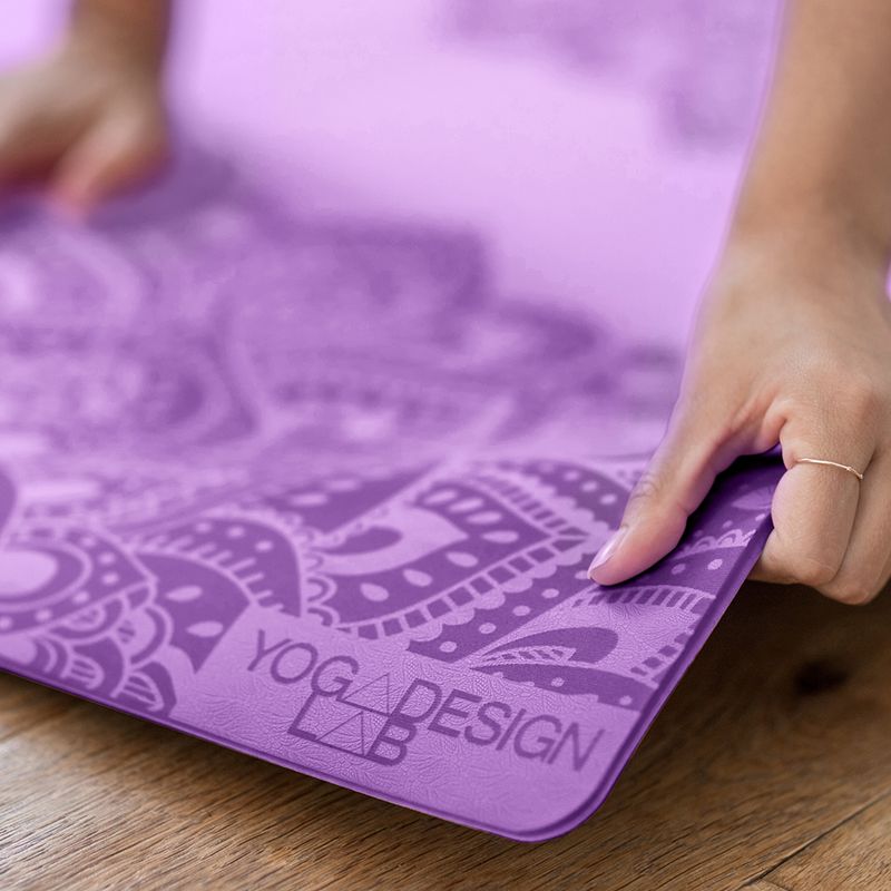 Yoga Design Lab Flow Pure 6 mm lila Mandala Lavendel Yogamatte 7
