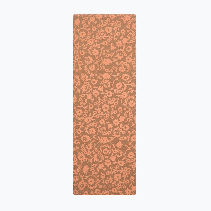 Yoga Design Lab Kork 5,5 mm florale Batik-Yogamatte