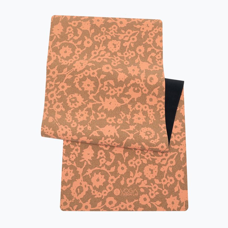 Yoga Design Lab Kork 5,5 mm florale Batik-Yogamatte 2