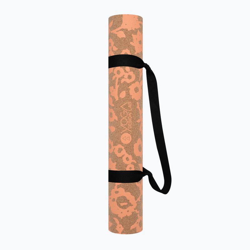 Yoga Design Lab Kork 5,5 mm florale Batik-Yogamatte 5